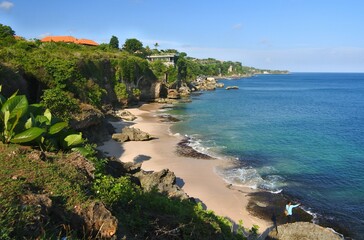 Beautiful landscape around Tegalwangi beach, Bali, Indonesia.