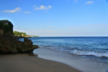 Fototapeta na wymiar Beautiful landscape around Tegalwangi beach, Bali, Indonesia.