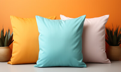 Pillow Mockup minimalism colorful design