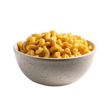 A Delicious Bowl Of Mac And Cheese Isolated On A Transparent Background