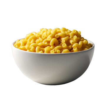 A Delicious Bowl Of Mac And Cheese Isolated On A Transparent Background