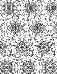 Mandala floral pattern design