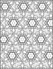 Mandala floral pattern design