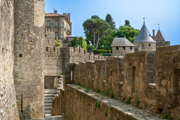 Obraz premium beautiful large fortress in Carcassonne, France