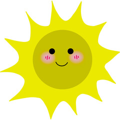 sun cartoon character