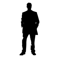 business person silhouette illustration 