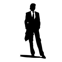 business person silhouette illustration 