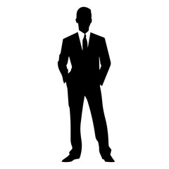 business person silhouette illustration 