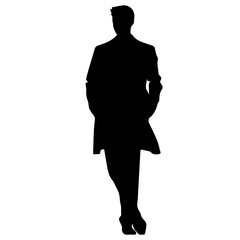 business person silhouette illustration 