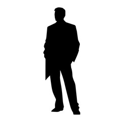 business person silhouette illustration 