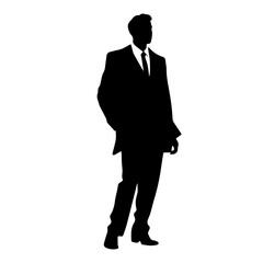 business person silhouette illustration 