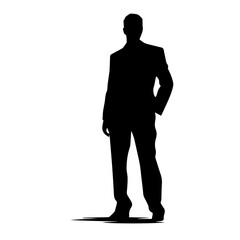 business person silhouette illustration 