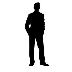 business person silhouette illustration 