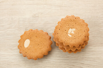 Ontbijtkoek, traditional Dutch spice bread, with butter and cinnamon
