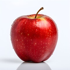 red apple isolated on white background