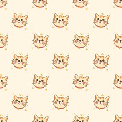 cat seamless pattren