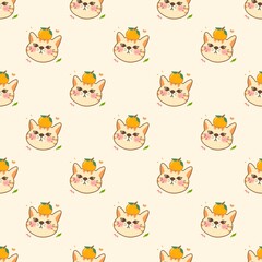 cat seamless pattren