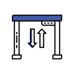 Smart Laptop icon. Vector stock illustration.