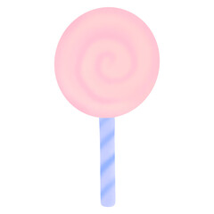 Lollipop icon isolated