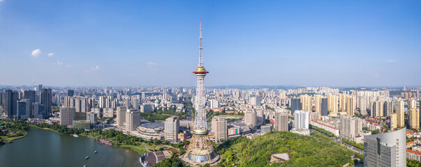 Obraz premium Zhuzhou Shennong Tower, Hunan Province, China