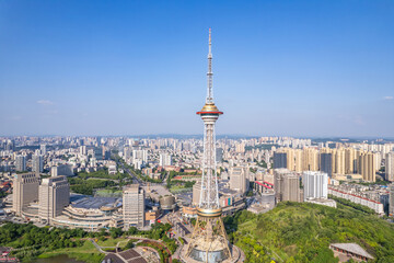 Obraz premium Zhuzhou Shennong Tower, Hunan Province, China