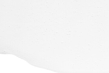 gel background made of transparent gel with bubbles. smeared gel all over the background. PNG