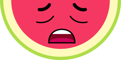 Watermelon Face Over Sigh