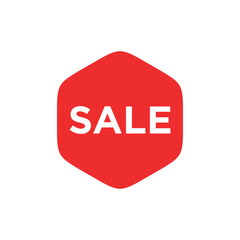 Sale Label ribbon banner and label sticker sale offer and badge tag sale advertising. Discount red ribbons, banners and icons. Cffer discount coupons. Vector illustration.