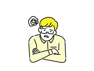 A man with his arms crossed and a serious look on his face.