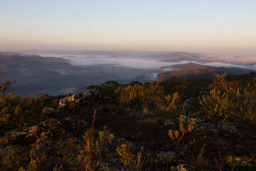 Obraz premium sunrise in the mountains