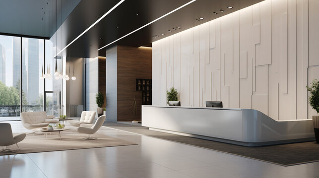 Modern office on sale reception area