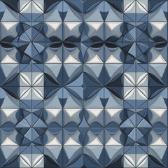 Pattern, geometric style, mosaic, decor, Generative AI