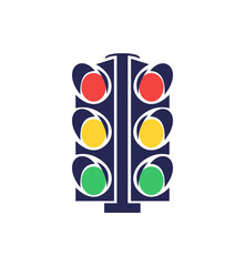 illustration of traffic light