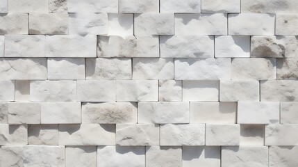 Obraz premium White stone arrangement for background, illustration for product presentation and template design.