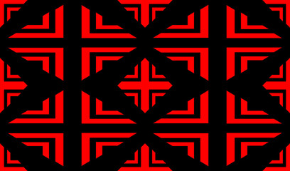 Obraz premium seamless red cross pattern