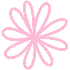 Flower tree plant natureLine Icon Doodle Collection Colorful Illustration Combination Shape Office Worker