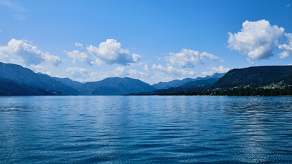Fototapeta na wymiar Attersee lake in Austria