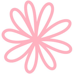 Flower tree plant natureLine Icon Doodle Collection Colorful Illustration Combination Shape Office Worker