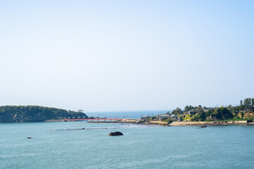 東尋坊から眺める雄島