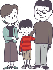 日本人ファミリー