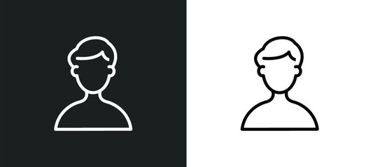 humans icon isolated in white and black colors. humans outline vector icon from user interface collection for web, mobile apps and ui.