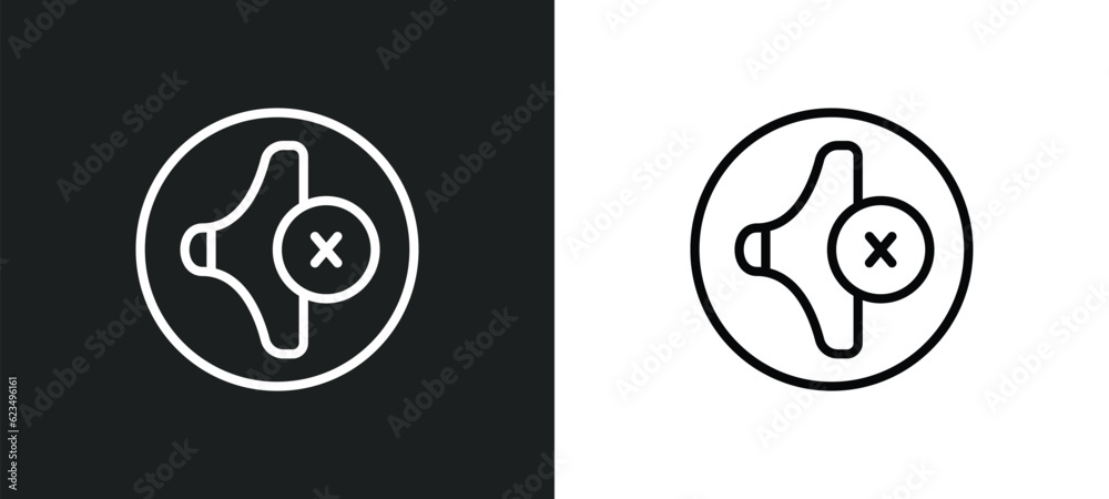 Poster low volume icon isolated in white and black colors. low volume outline vector icon from user interfa