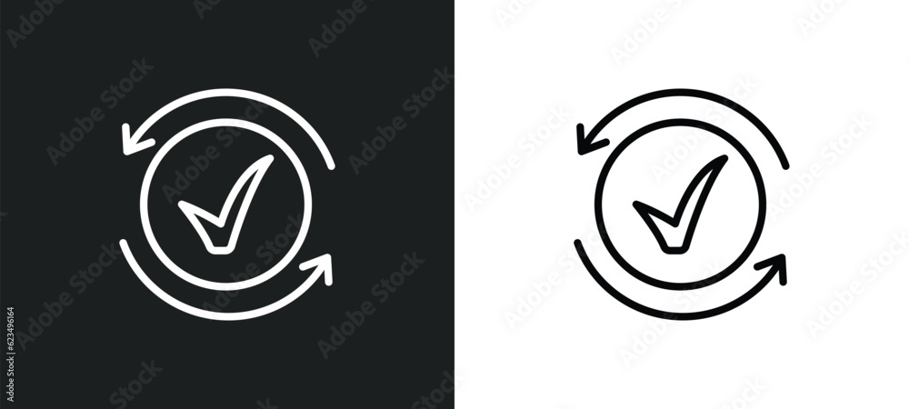 Poster activated icon isolated in white and black colors. activated outline vector icon from user interface