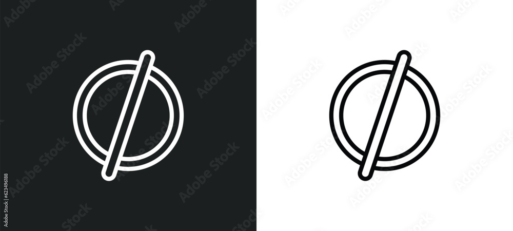 Poster empty icon isolated in white and black colors. empty outline vector icon from user interface collect