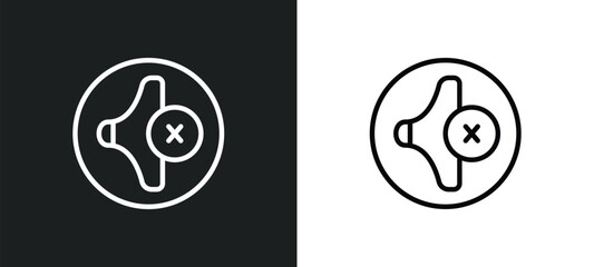 low volume icon isolated in white and black colors. low volume outline vector icon from user interface collection for web, mobile apps and ui.