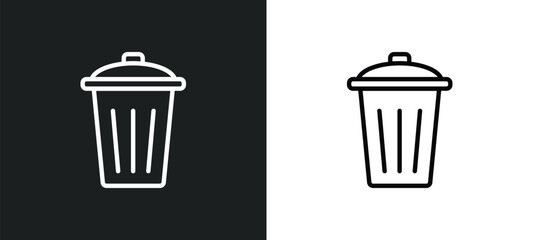 eliminar icon isolated in white and black colors. eliminar outline vector icon from user interface collection. collection for web, mobile apps and ui.
