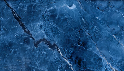 abstract dark blue marble surface texture background