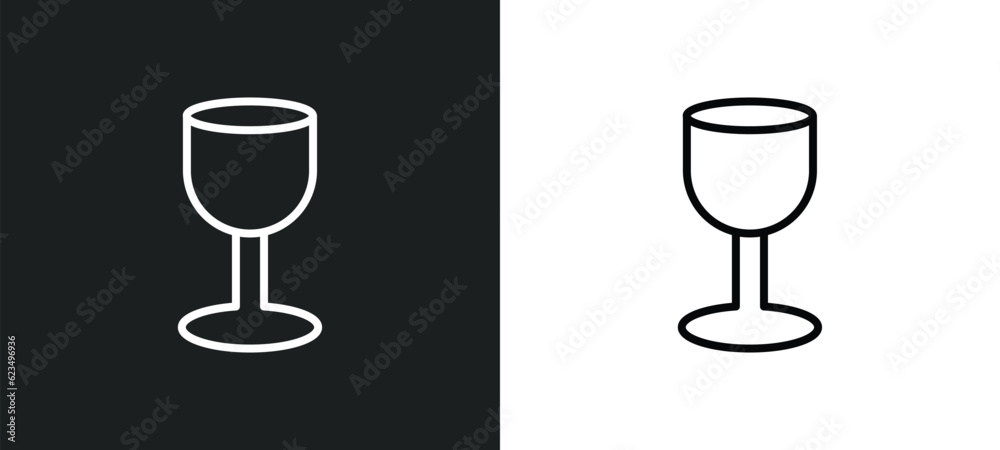 Poster glass material icon isolated in white and black colors. glass material outline vector icon from user