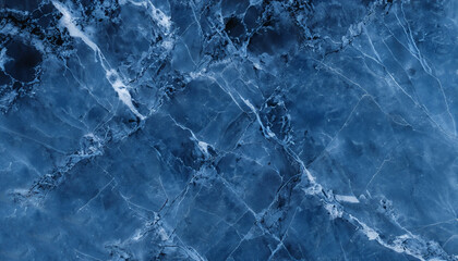 abstract dark blue marble surface texture background