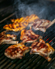 Fleisch am Grill 